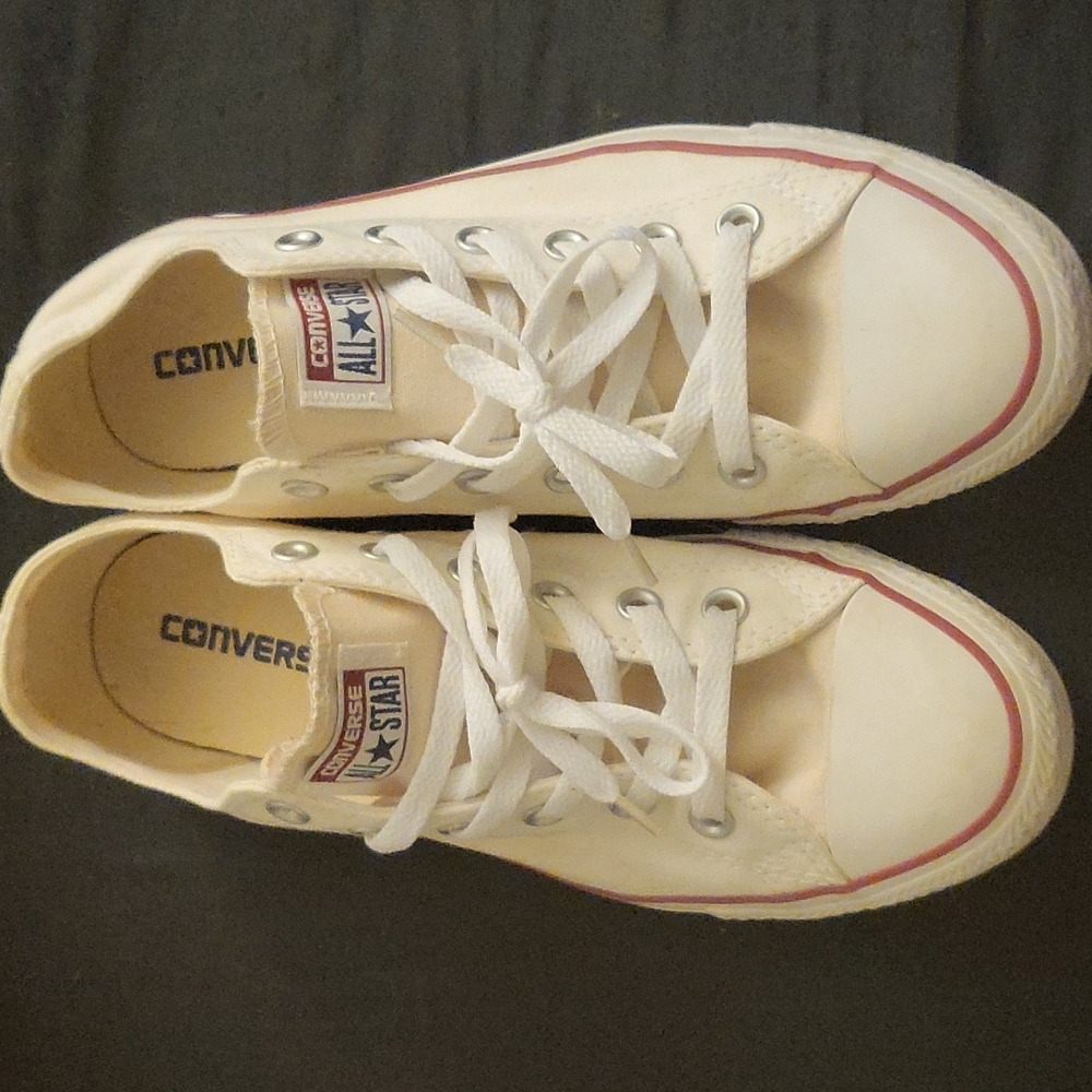 White Converse Shoes